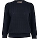 Peppercorn Rosy 3/4 Sleeve Pullover - Dark Navy