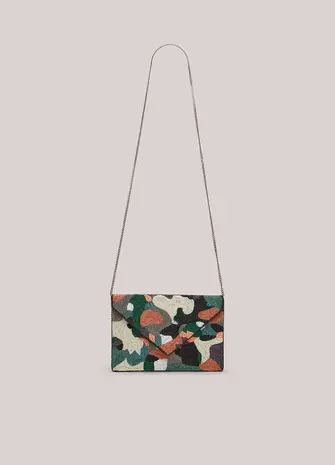 Summum Woman Bag Beaded clutch – Multicolour Summum Woman Bag Beaded clutch – Multicolour