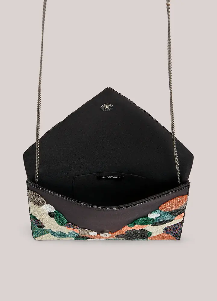 Summum Woman Bag Beaded clutch – Multicolour Summum Woman Bag Beaded clutch – Multicolour