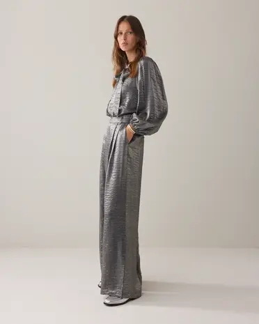 Summum Woman Blouse Metallic shine – Midgrey Summum Woman Blouse Metallic shine – Midgrey