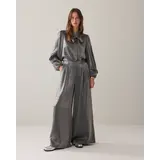 Summum Woman Trousers Metallic shine – Midgrey