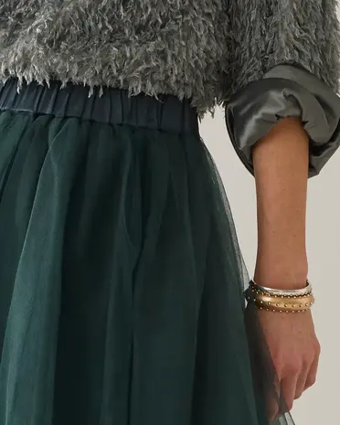 Summum Woman Skirt Mesh – Emeraldgreen Summum Woman Skirt Mesh – Emeraldgreen