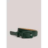 Summum Woman Belt Leather buckle – Emeraldgreen