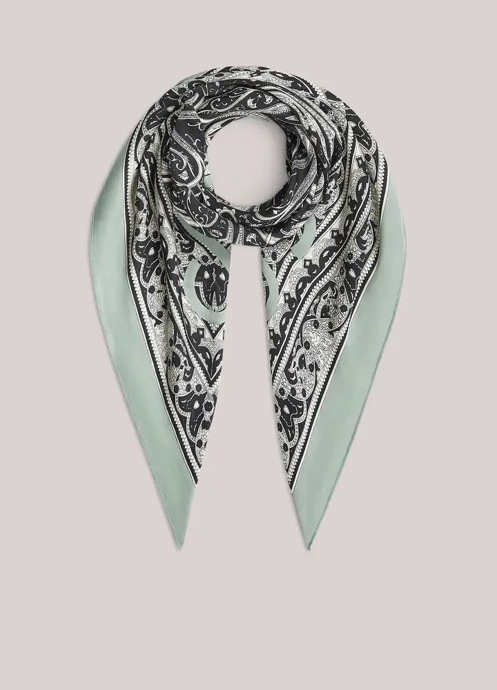 Summum Woman Scarf Square - Emerald Green Summum Woman Scarf Square - Emerald Green