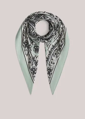 Summum Woman Scarf Square - Emerald Green Summum Woman Scarf Square - Emerald Green