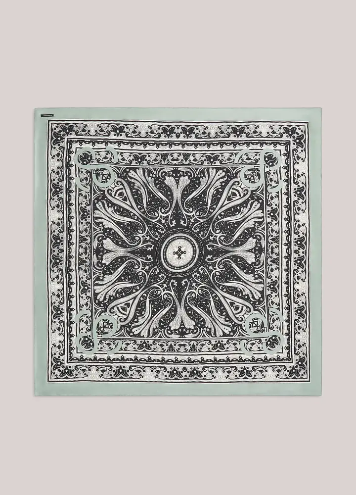 Summum Woman Scarf Square - Emerald Green Summum Woman Scarf Square - Emerald Green