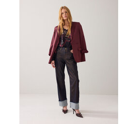 Summum Woman Jeans straight leg Twill comford denim – Gold