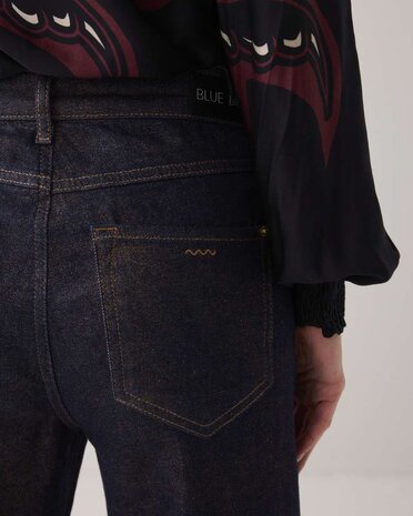 Summum Woman Jeans straight leg Twill comford denim – Gold