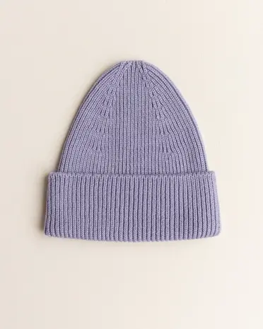 Hvid Beanie Fonzie KIDS - Lilac Hvid Beanie Fonzie KIDS - Lilac
