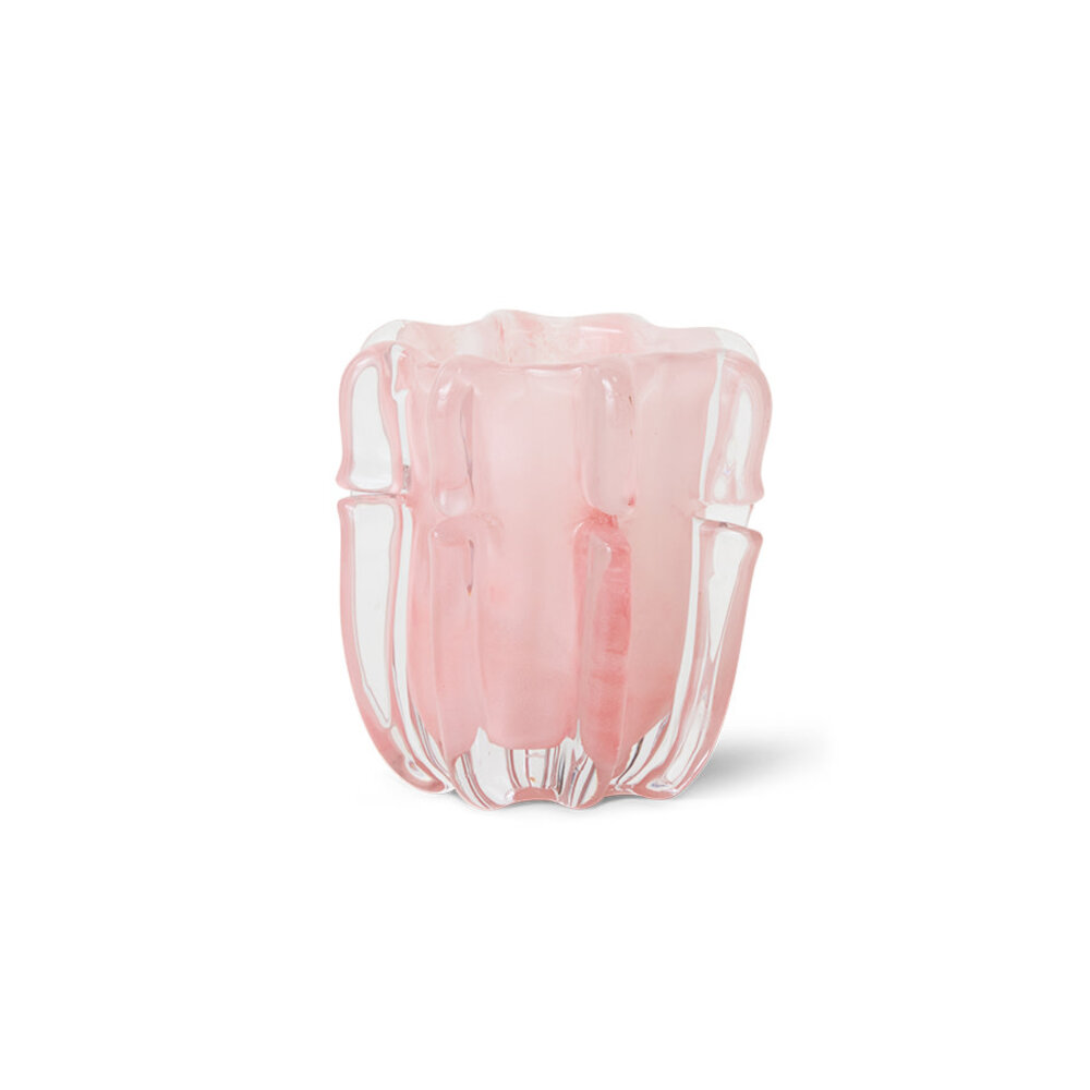 HK Living Coralla Candle Holder - Soft Pink