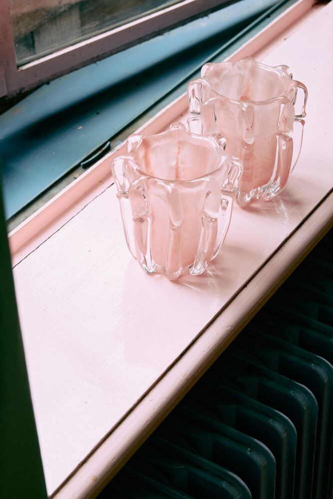 HK Living Coralla Candle Holder - Soft Pink