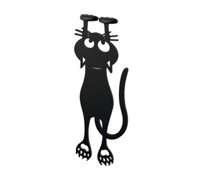Balvi Bookmark Curious Cat - Black
