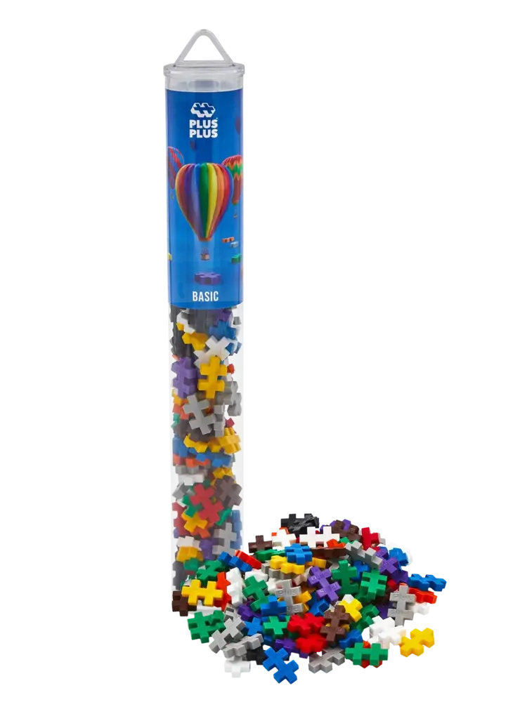 Plus Plus Tube - Basic Color Mix (100 stuks)
