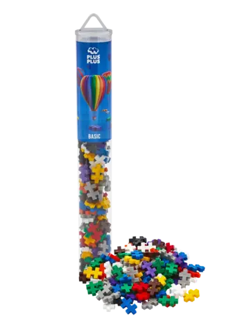Plus Plus Tube - Basic Color Mix (100 stuks)