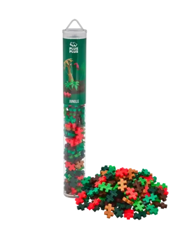 Plus Plus Tube - Jungle Color Mix (100 stuks)