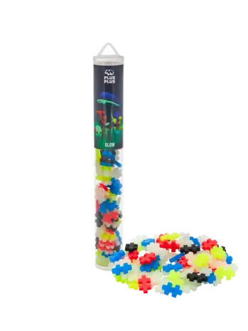 Plus Plus Tube - Glow Color Mix (100 stuks)