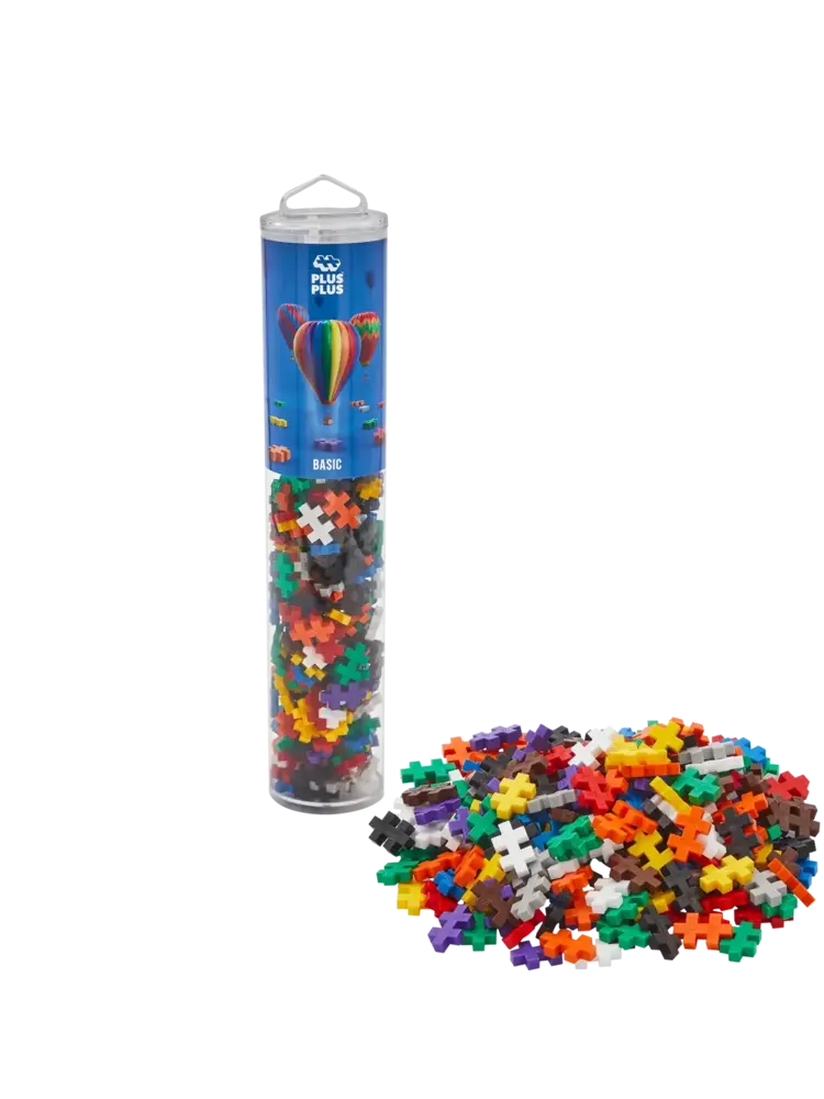 Plus Plus Tube - Basic Color Mix (240 stuks)