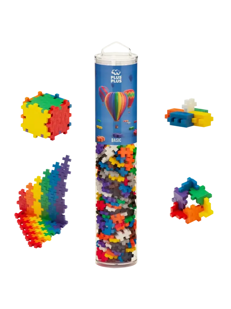 Plus Plus Tube - Basic Color Mix (240 stuks)