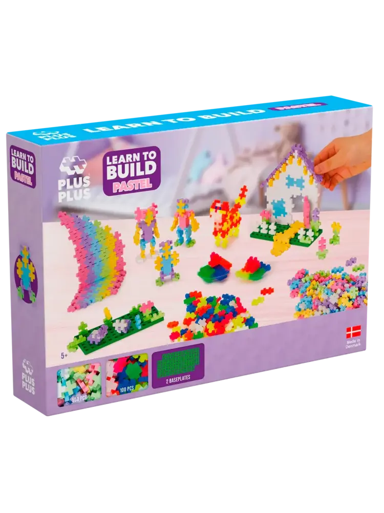 Plus Plus Learn to Build - Pastel (600stuks)