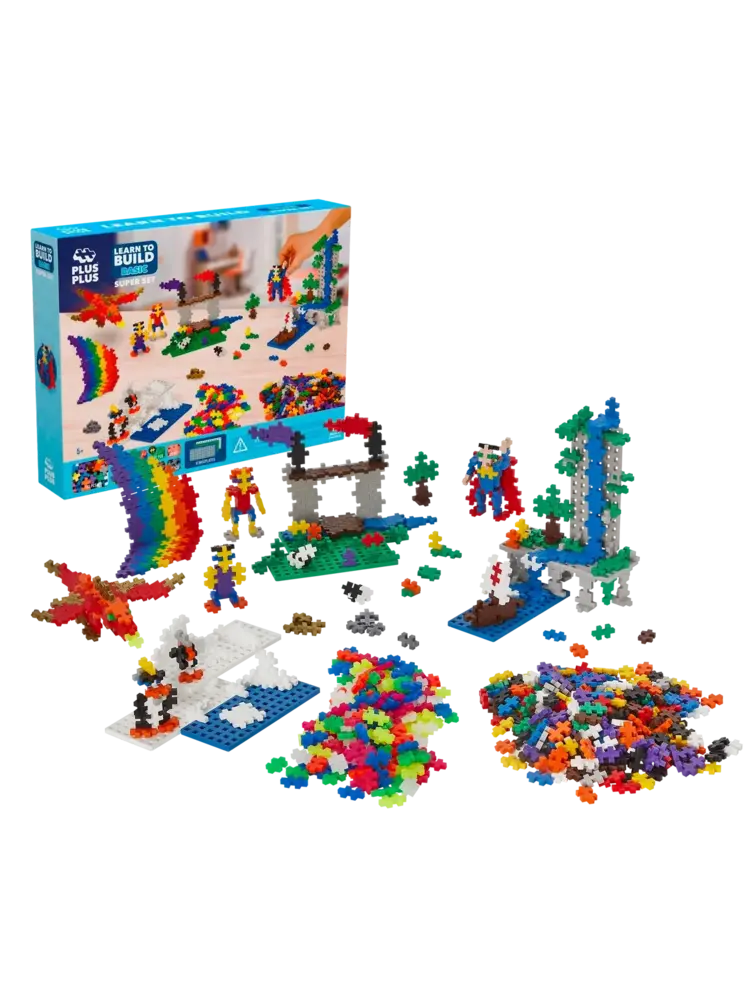 Plus Plus Learn to Build - Super Set (1200 stuks)