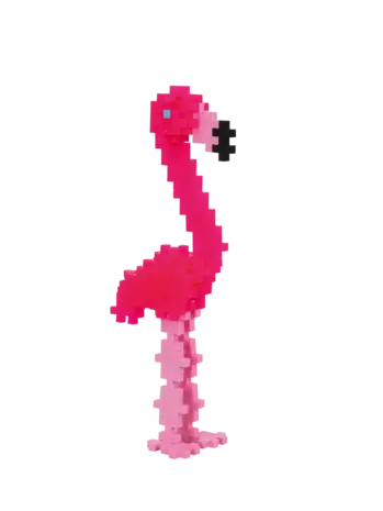 Plus Plus Tube - Flamingo (100 stuks)