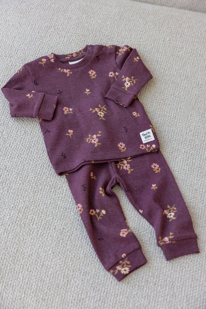 Feetje Bonnie Bouquet - Premium Sleepwear by Feetje – Wijn Melange