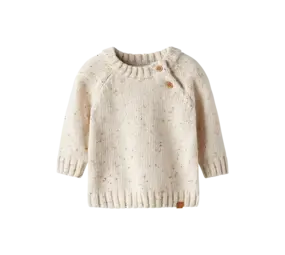 Lil' Atelier Galto Fak LS Knit - Turtledove
