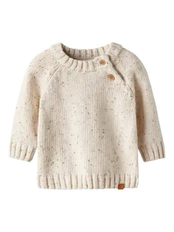 Lil' Atelier Galto Fak LS Knit - Turtledove