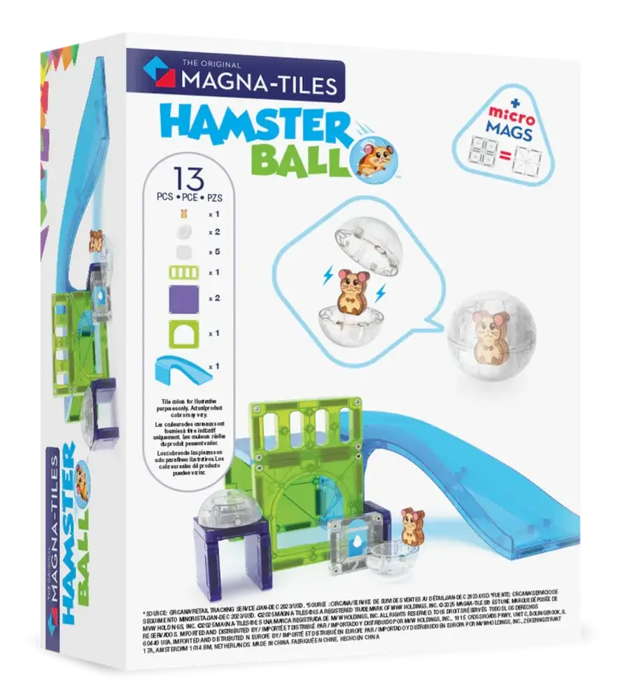 MAGNA-TILES MAGNA-TILES - Hamster Ball 13-Piece Set MAGNA-TILES MAGNA-TILES - Hamster Ball 13-Piece Set