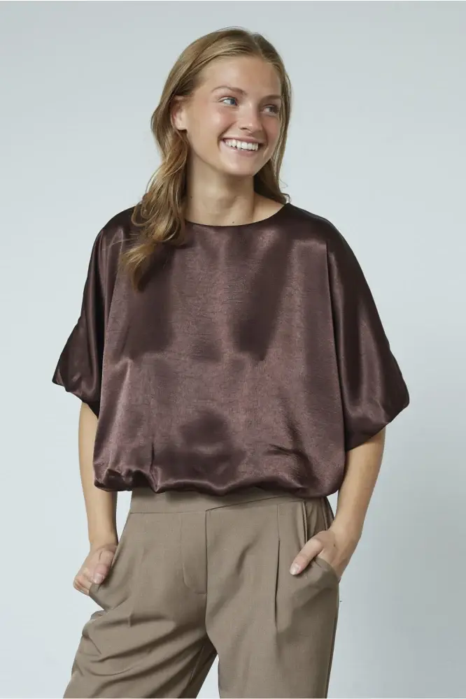 SistersPoint Gufo Top - Brown