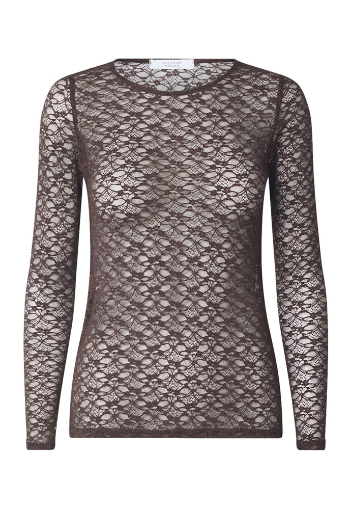 SistersPoint Gimas Blouse - Dark Chocolate