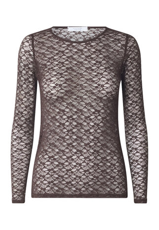 SistersPoint Gimas Blouse - Dark Chocolate