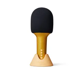 Lalarma Lalarma Glitter microfoon 2 in 1 - Goud Lalarma Lalarma Glitter microfoon 2 in 1 - Goud