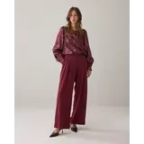 Summum Woman Top Shiny jacquard – Merlot