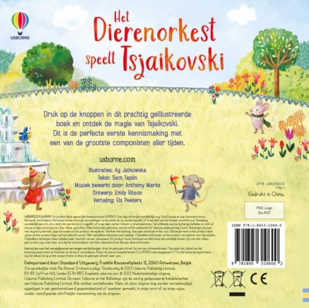 Geluidenboek: Het dierenorkest speelt Tsjaikovski Geluidenboek: Het dierenorkest speelt Tsjaikovski
