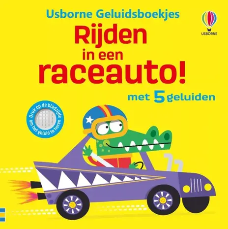 Geluidenboek: Rijden in een raceauto! Geluidenboek: Rijden in een raceauto!