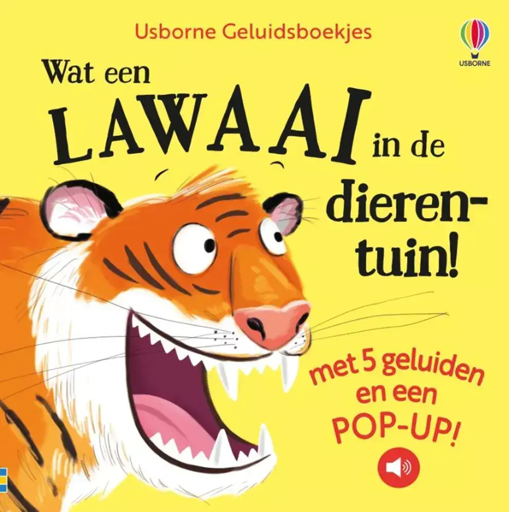 Geluidenboek: Wat een lawaai in de dierentuin!