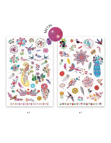 Djeco Tattoos Gekleurde Veren Djeco Tattoos Gekleurde Veren