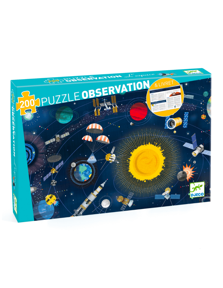 Djeco Puzzel de Ruimte - 200pcs Djeco Puzzel de Ruimte - 200pcs