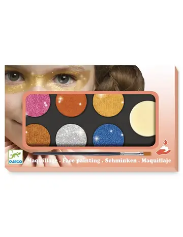 Djeco Body Art 6-Kleurenpalet - Metaaleffect Djeco Body Art 6-Kleurenpalet - Metaaleffect