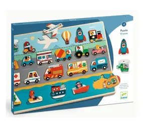 Djeco Puzzel Vroom Djeco Puzzel Vroom