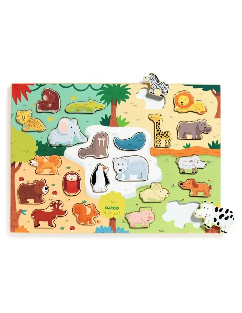 Djeco Puzzel Dieren Djeco Puzzel Dieren