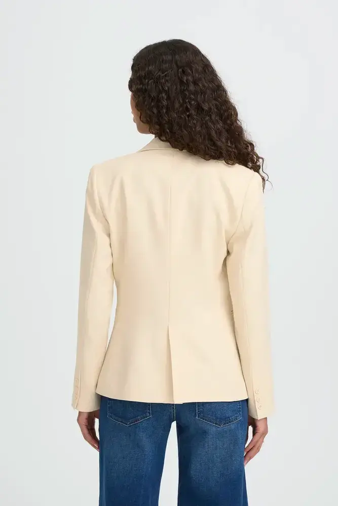 ICHI Lexi Blazer - Birch Melange