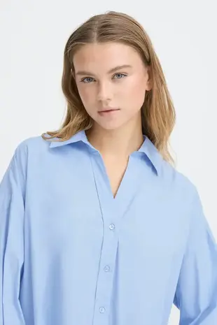 ICHI Estama Shirt - Bel Air Blue