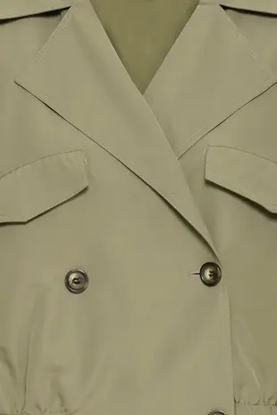 ICHI Gezavo Jacket - Deep Lichen Green