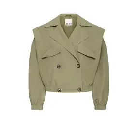ICHI Gezavo Jacket - Deep Lichen Green