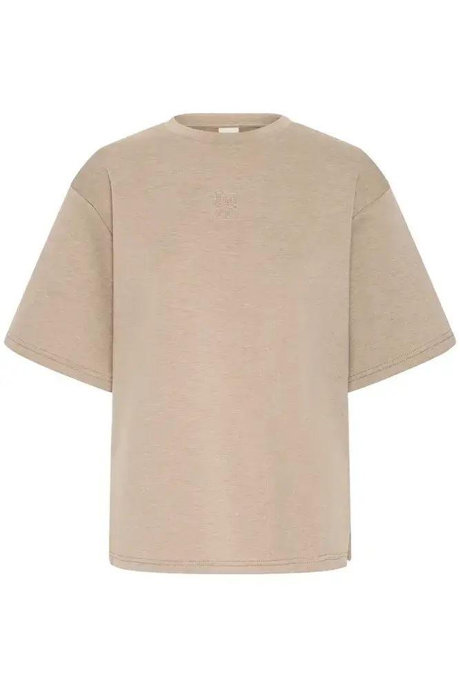 ICHI Cozy Shirt - Sepia Tint Melange