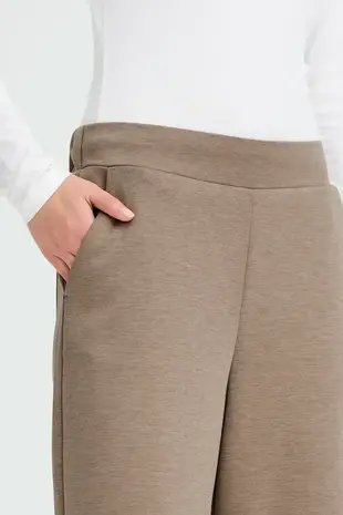 ICHI Cozy Pants - Sepia Tint Melange