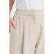 ICHI Fava Barrel Pants - Dove Melange