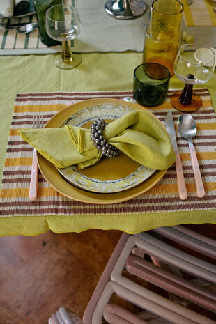 HK Living Bamboo placemat - Amber HK Living Bamboo placemat - Amber